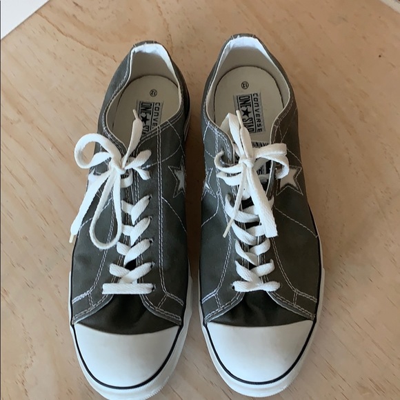Grey and White Converse size 12 - Picture 2 of 7